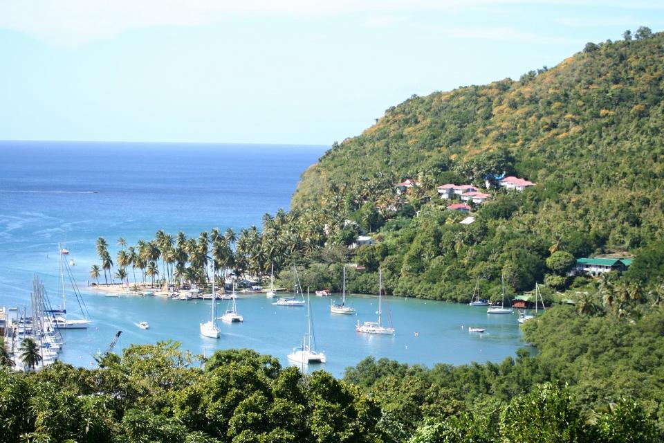 Mr Hathaway bought land in Marigot Bay in 2001 (Pixabay)