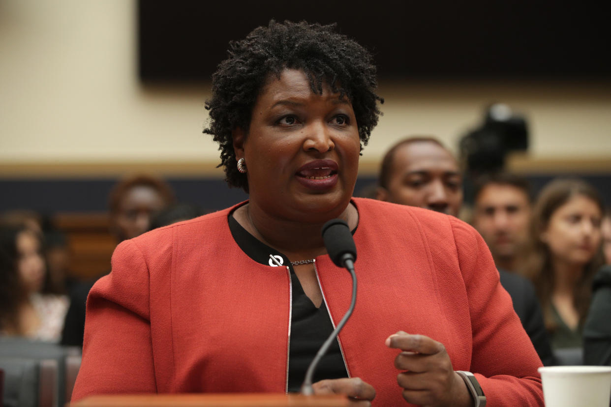 House Democrats invited Stacey Abrams to testify on a 2013 Supreme Court ruling that invalidated a major part of the Voting Rights Act that required federal oversight in jurisdictions with a history of discrimination. (Photo: Alex Wong via Getty Images)