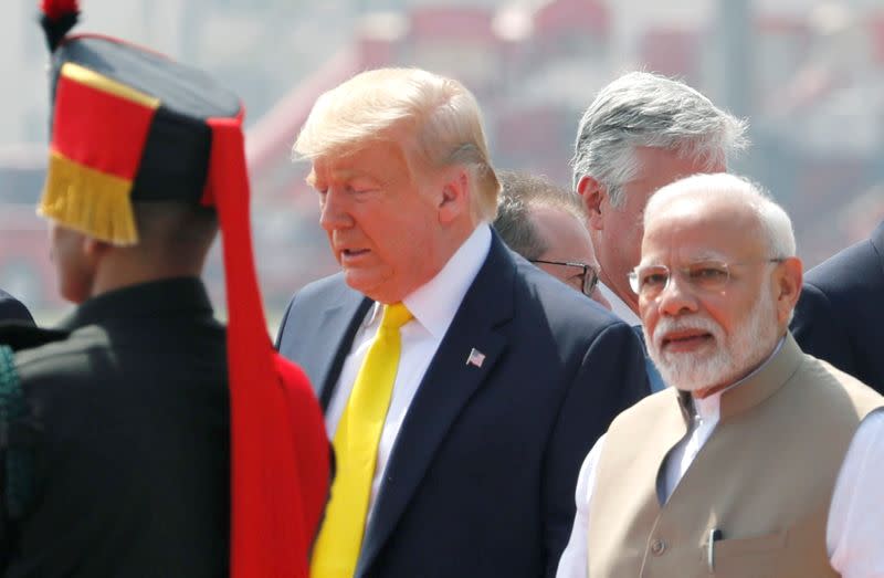 U.S. President Donald Trump visits India