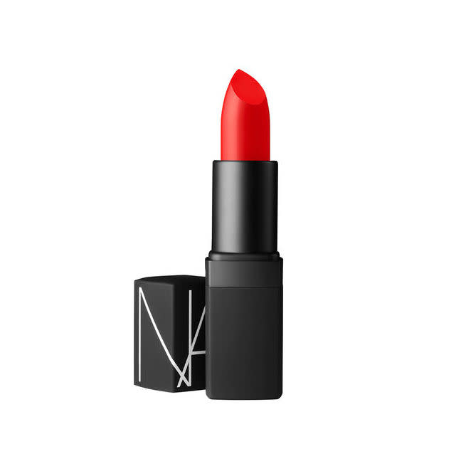 Lipstick: Nars Cosmetics Semi Matte Lipcolor in Heat Wave