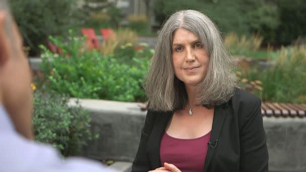 PHOTO: Autumn Scardina, a transgender plaintiff currently suing Jacks Philips for refusing to make her a pink and blue cake, says even though she expected to be turned away the experience still 'stung.' (ABC News)