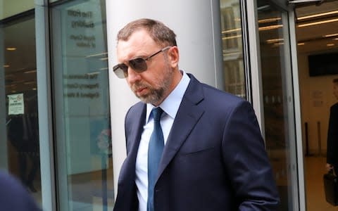 Oleg Deripaska, who was once associated with a number of British politicians but has since been placed on a US Treasury sanctions list, also appears on the list, it is understood - Credit: Chris Ratcliffe /Bloomberg 