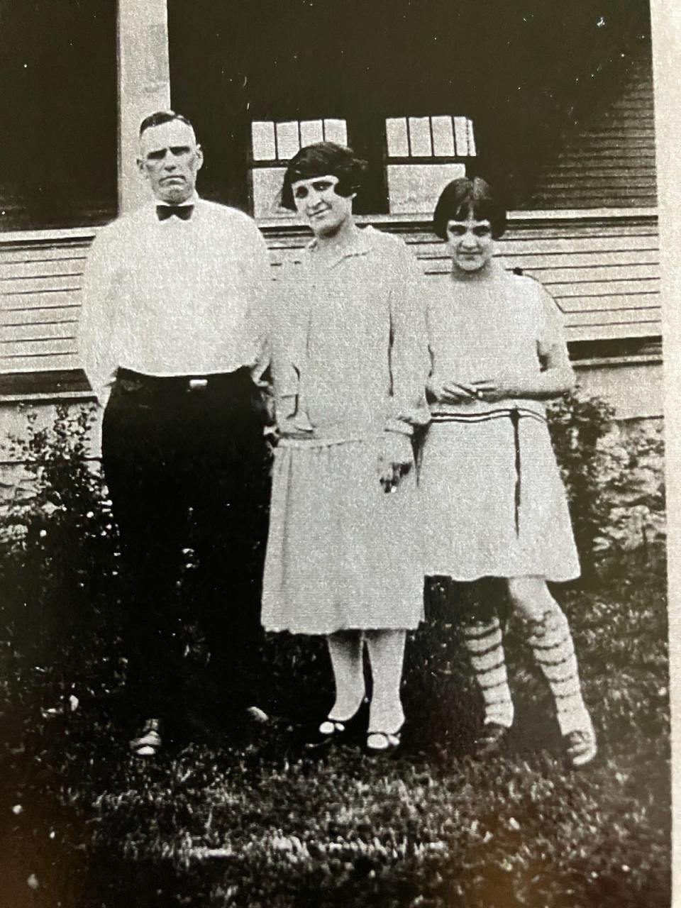 Ernest Knapp of Dover is shown with his wife, Sadie, and his daughter, Wilma, in this undated photo.