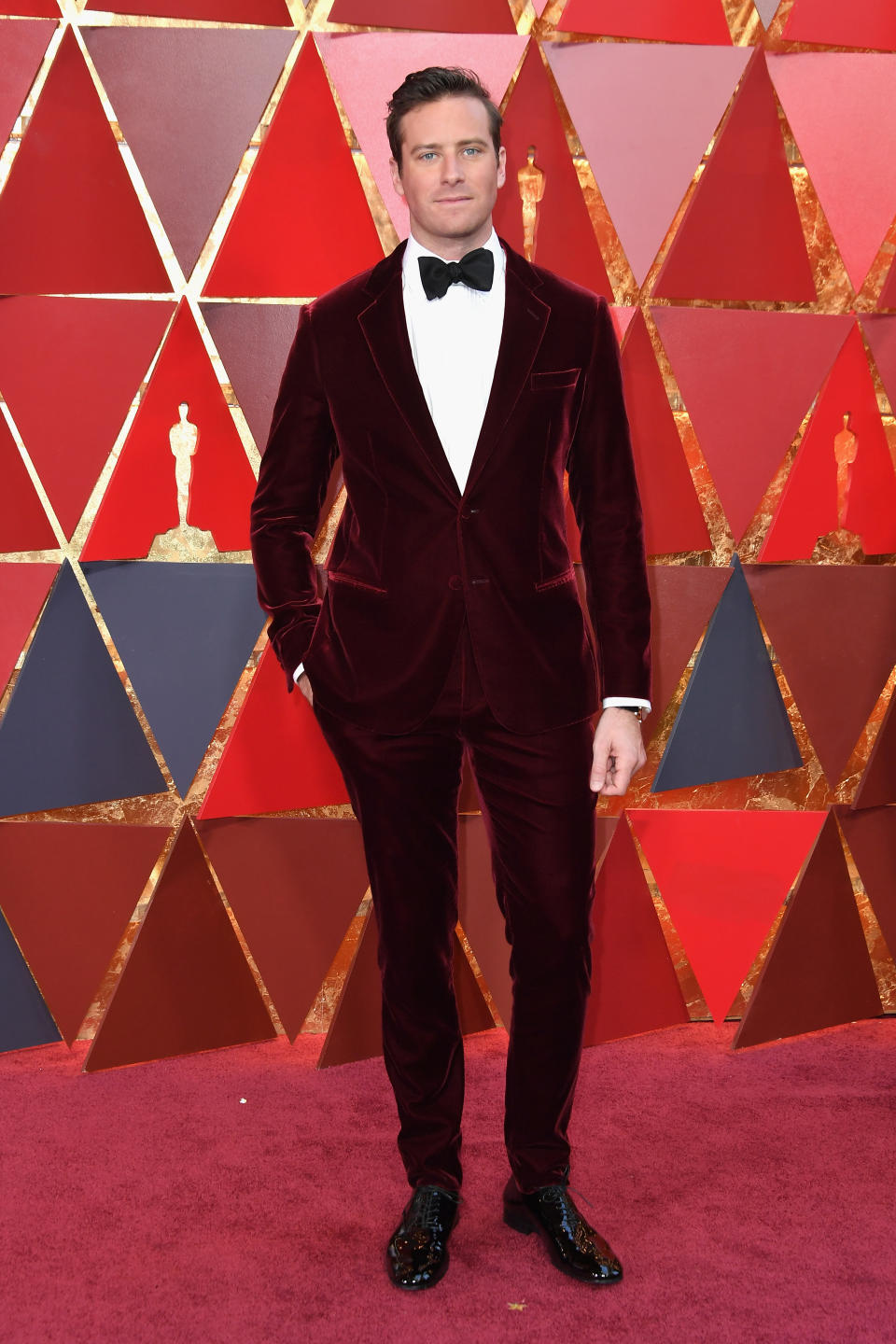 Armie Hammer at the 2018 Academy Awards on March 4, 2018