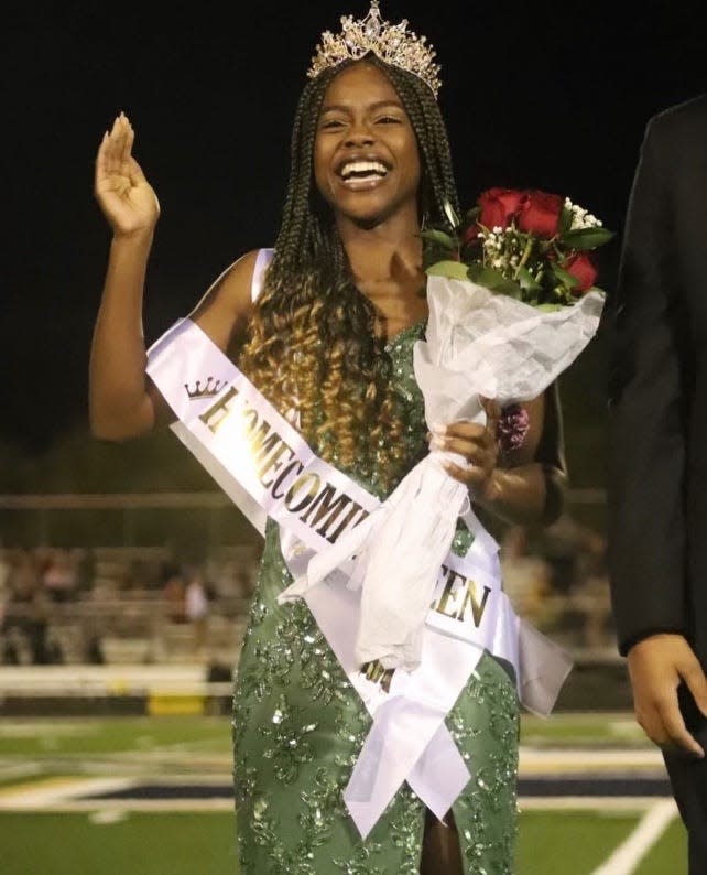 Jayla Miller, Independence High School's first Black homecoming queen