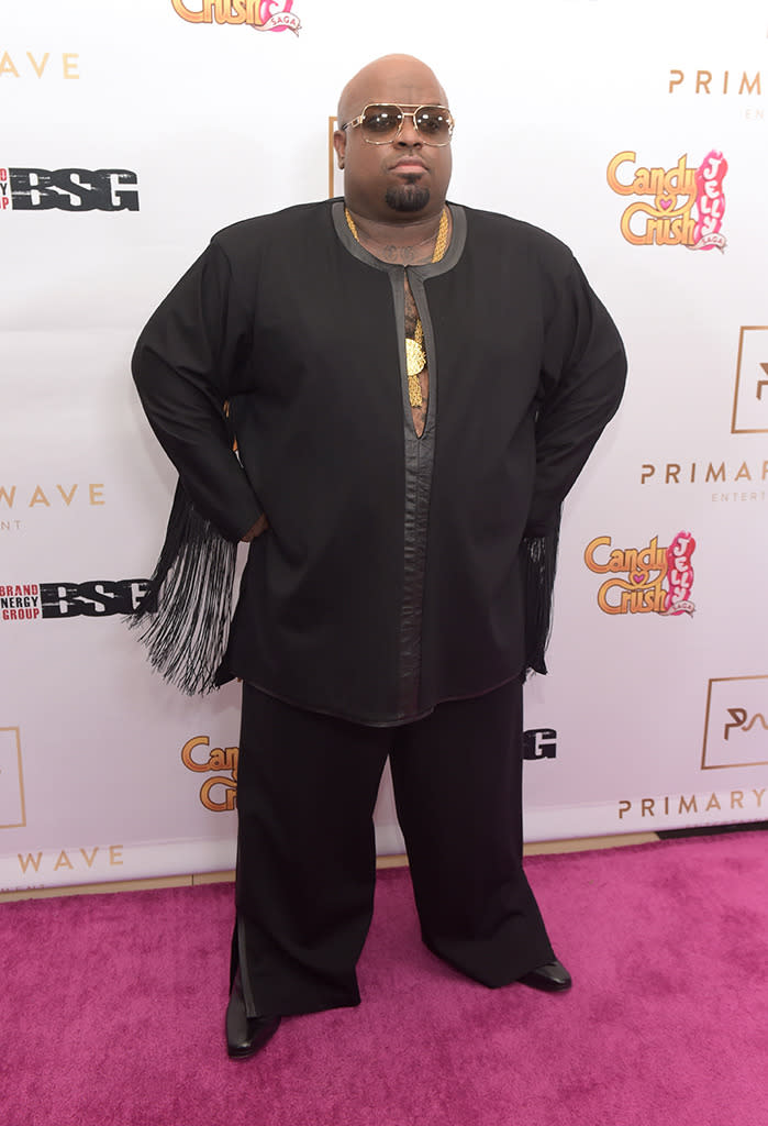 WEST HOLLYWOOD, CA - FEBRUARY 14:  Singer CeeLo Green attends the Primary Wave 10th Annual Pre-Grammy Party at The London West Hollywood on February 14, 2016 in West Hollywood, California.  (Photo by Jason Kempin/Getty Images for EFG)