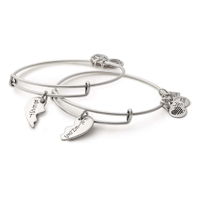 Best Friends Set of 2 Charm Bangles