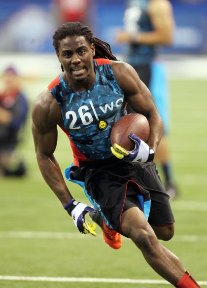 Denard Robinson works toward his Michigan degree as he preps for NFL draft