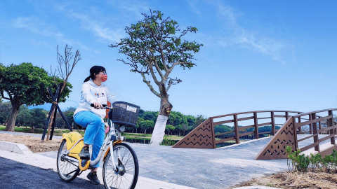 公園景觀改善嶄新風貌　十三行文化公園走春好去處