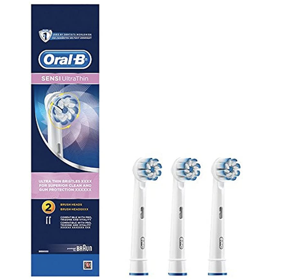 Oral-B powered by BRAUN Ultrathin Brush Heads. (PHOTO: Amazon Singapore)