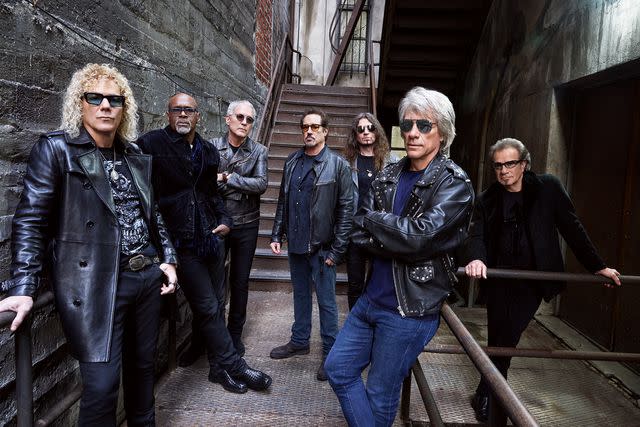 <p>Mark Seliger</p> Bon Jovi in 2024: David Bryan, Everett Bradley, Hugh McDonald, John Shaks, Phil X, Jon Bon Jovi and Tico Torres