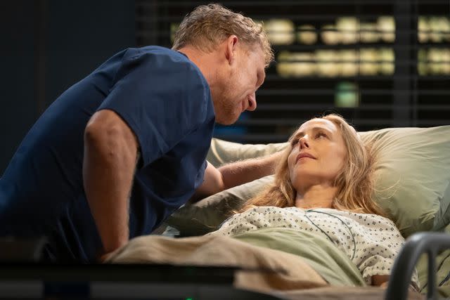 <p>ABC/Anne Marie Fox</p> Kevin McKidd and Kim Raver on "Grey's Anatomy"