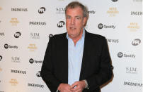 <p>The Grand Tour host free-styled his speech and called Roger “the most lovable geezer, a genuinely proper pot of gold”. <i>(Photo: Phil Lewis/WENN)</i></p>
