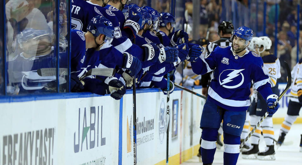 The Tampa Bay Lightning are miles ahead of the middle-of-the-road teams in the East. (Getty)