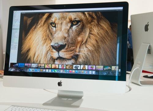 Retina display on the 27-inch iMac