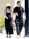 <p>Expecting parents Ashlee Simpson and Evan Ross head to dinner at L.A.'s Don Cuco on Monday.</p>