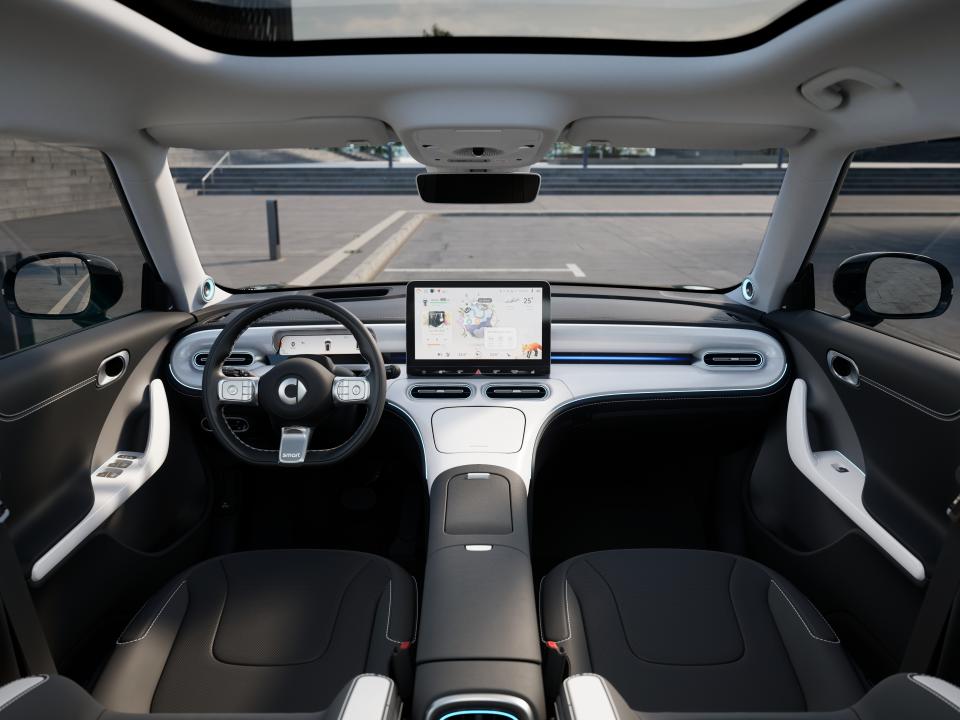 The #1’s interior is light and airy. (Smart)