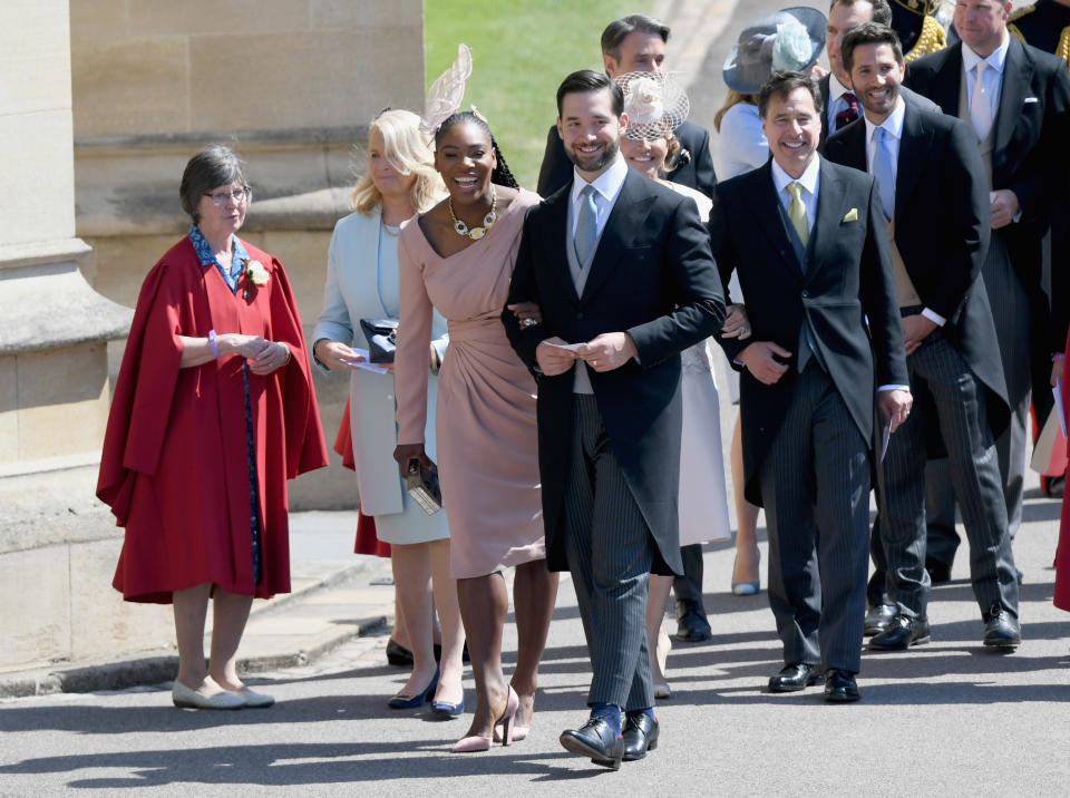 Serena Williams en la boda de Harry