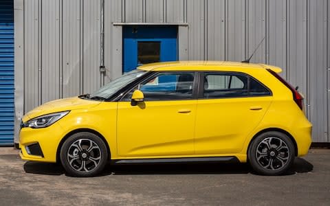 MG3 facelift - AE driven August 2018