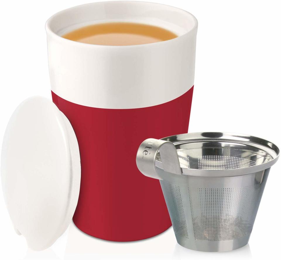 Tea Forte's Kati cups brew tea right inside the tumbler—no teapot necessary.