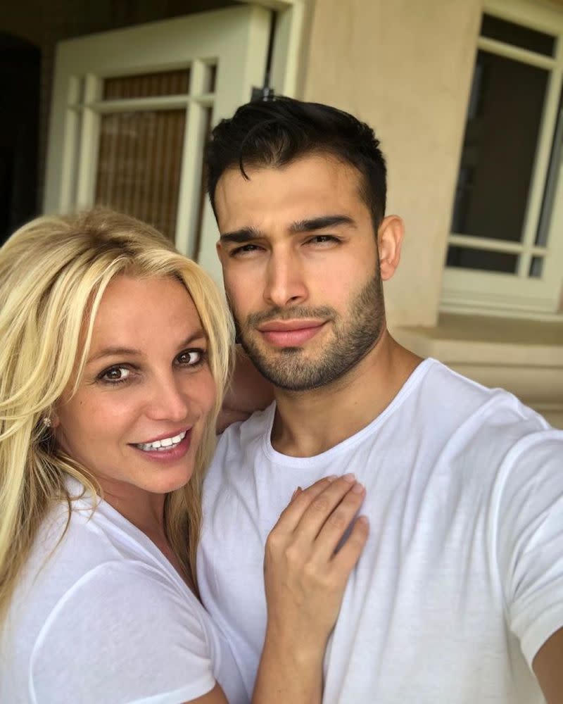 Britney Spears and Sam Asghari | Britney Spears/Instagram