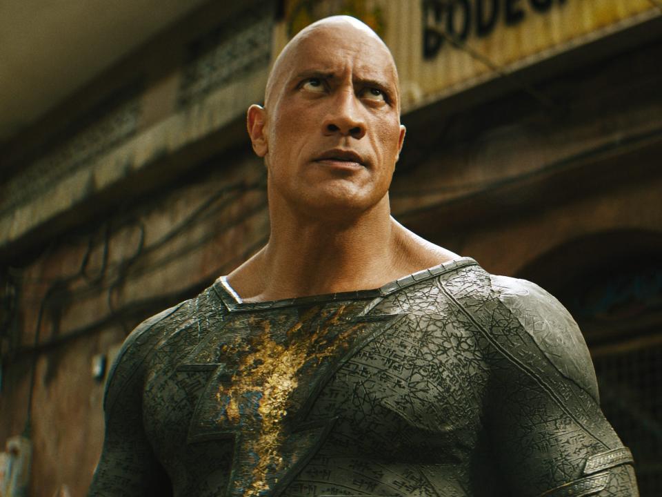 Dwayne Johnson in "Black Adam."