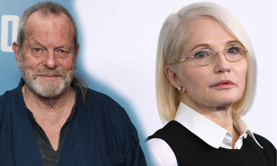 Ellen Barkin calls out Terry Gilliam for #MeToo comments