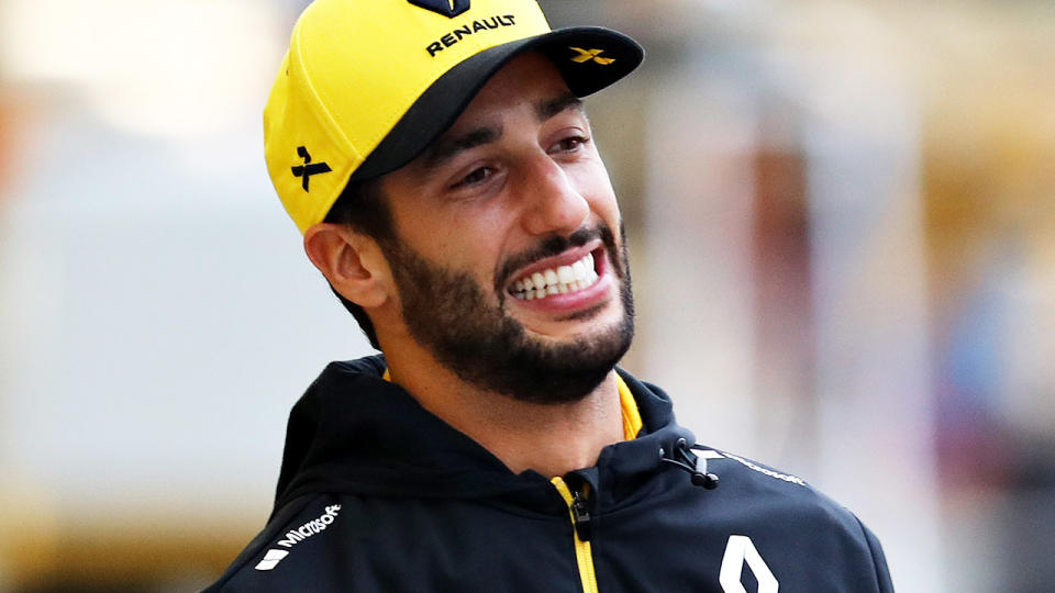 Daniel Ricciardo, pictured here before the Japanese Grand Prix.