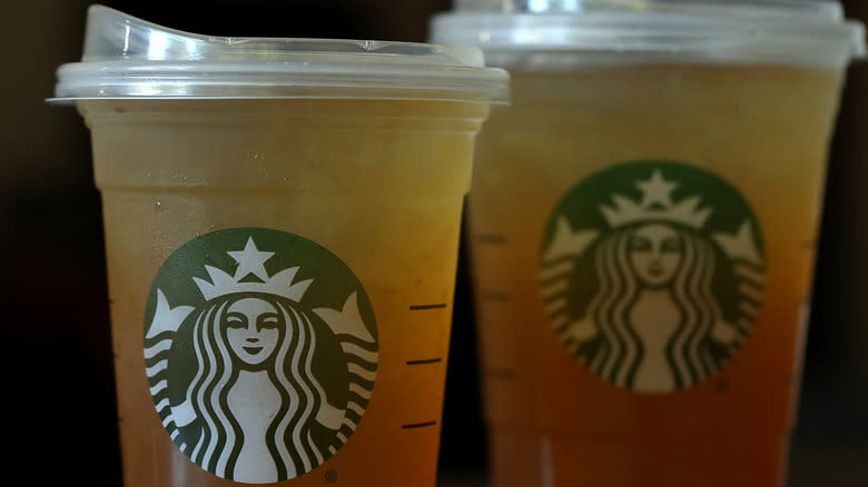 Starbucks iced teas