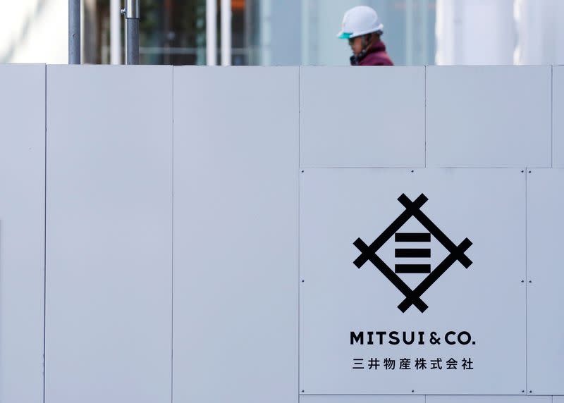 FILE PHOTO: Logo of Japanese trading company Mitsui & Co. is seen in Tokyo