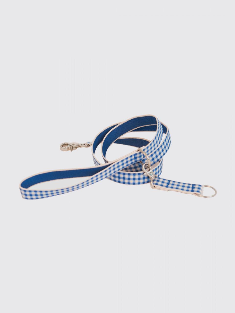 12) Harry Barker Gingham Leash