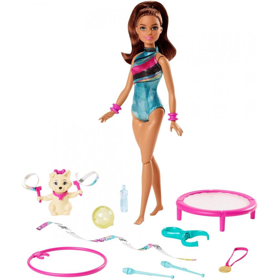 Barbie You Can Be Anything Gymnast Doll Playset