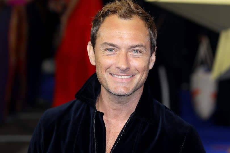 Jude Law at the "Captain Marvel" European Gala Premiere held at The Curzon Mayfair in London