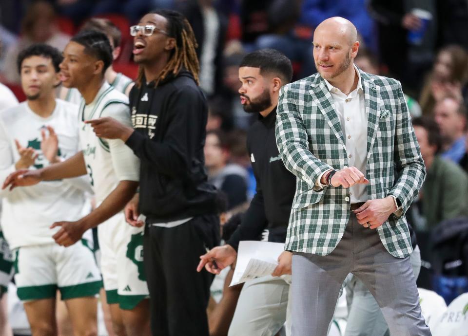 UWGB men's basketball coach Sundance Wicks has helped turn the program around in his first season. UWGB improved to 15-9 on Thursday with a 79-56 win over IUPUI.