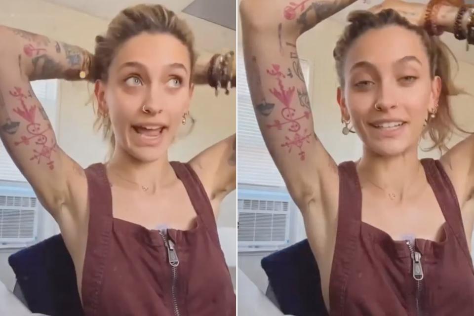 <p>Paris Jackson/Instagram</p> Paris Jackson.