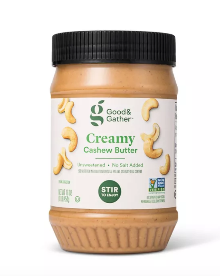 3) Good & Gather Creamy Cashew Butter