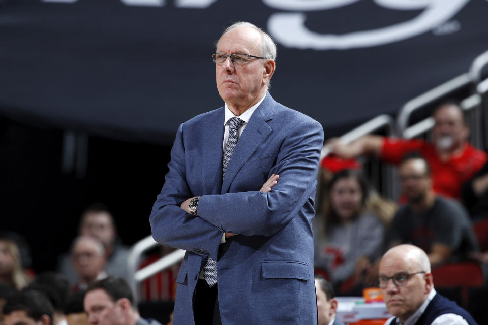 Head coach Jim Boeheim of the Syracuse Orange 