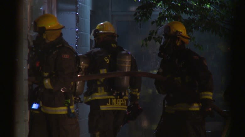 Firefighters suppress 3-alarm blaze at Surrey industrial park