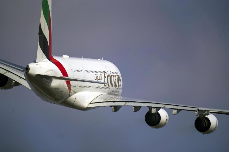 The double-decker four-engine A380 can carry 517 passengers <i>(Image: PA)</i>