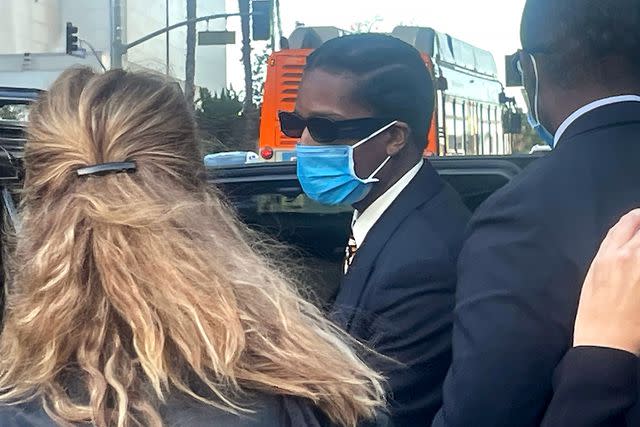 A$AP Rocky leaves a preliminary hearing in Los Angeles