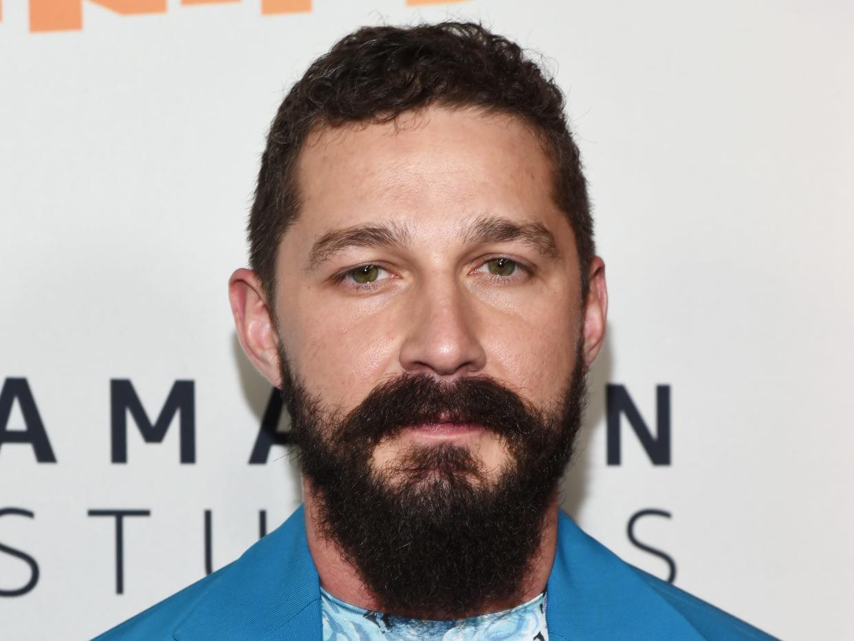 Shia LaBeouf at the premiere of Honey Boy