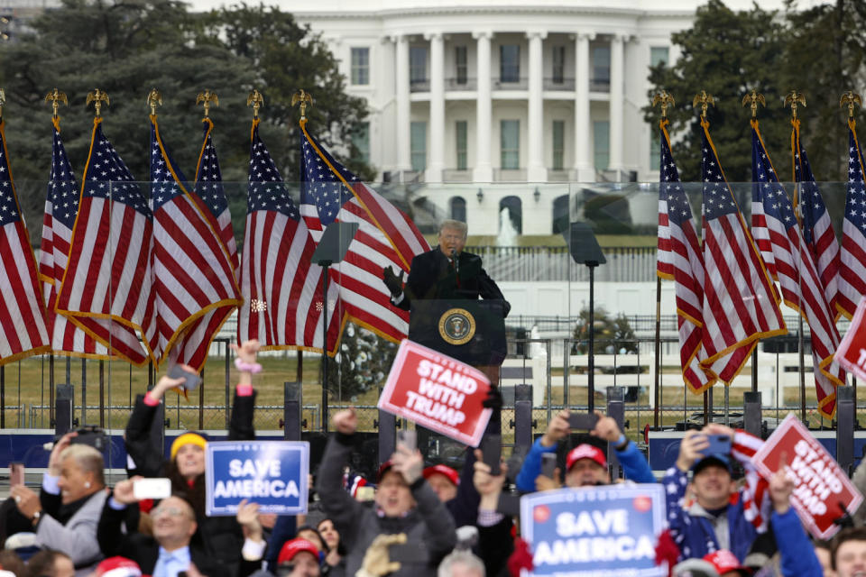 Trump Supporters Hold "Stop The Steal" Rally In DC Amid Ratification Of Presidential Election (Tasos Katopodis / Getty Images)