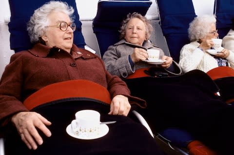 Passengers enjoy a cup of tea on deck - Credit: GETTY