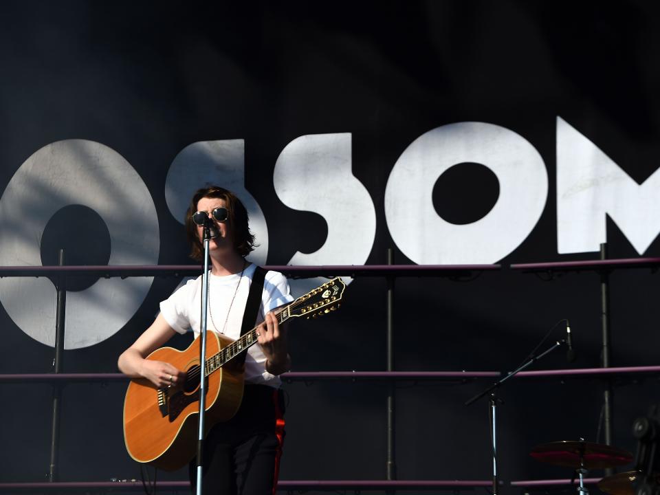 Blossoms’ Tom Ogden at TRNSMT festival in 2018 (AFP via Getty Images)