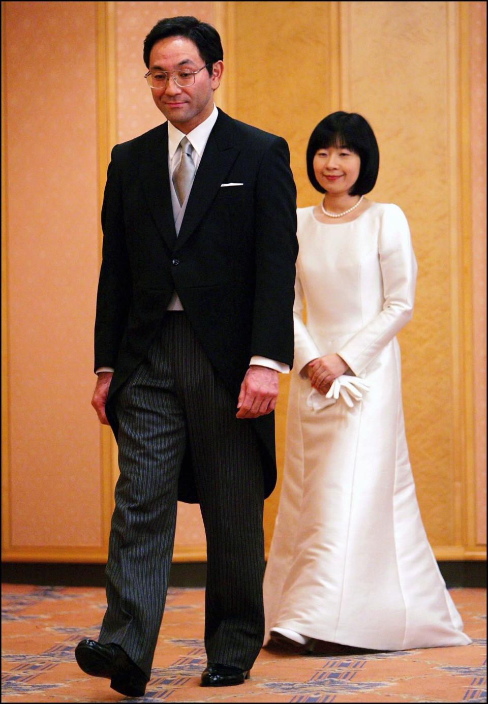 2005: Princess Nori of Japan (Mrs. Sayako Kuroda) and Mr. Yoshiki Kuroda