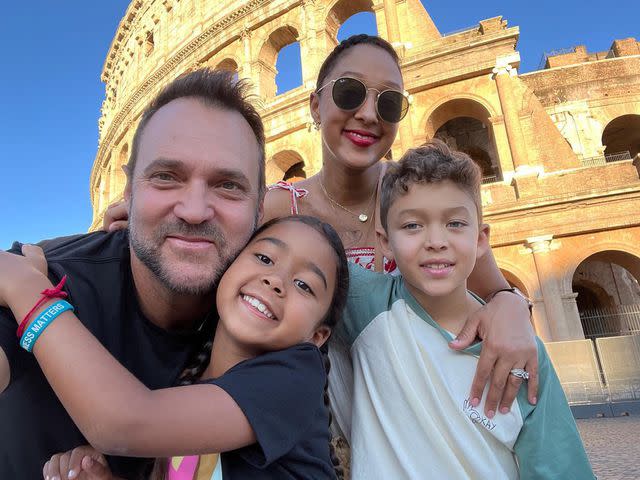 Adam Housley Instagram Adam Housley and Tamera Mowry with their kids