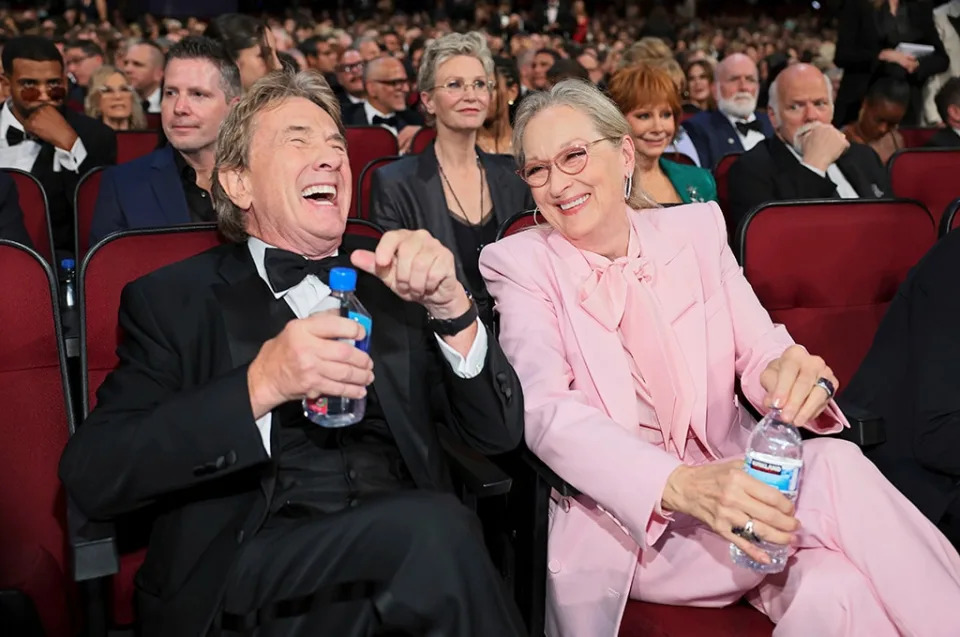 <p>Martin Short and Meryl Streep</p>