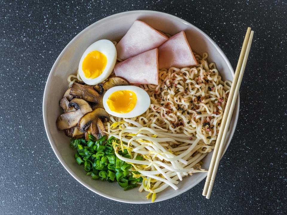 These noodles are excellent vehicle for leftover meat and vegetables – and they’re completely delicious  (Getty/iStock)