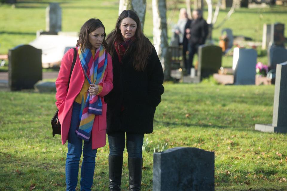 Thursday, April 4: Ruby takes Stacey to Archie's grave