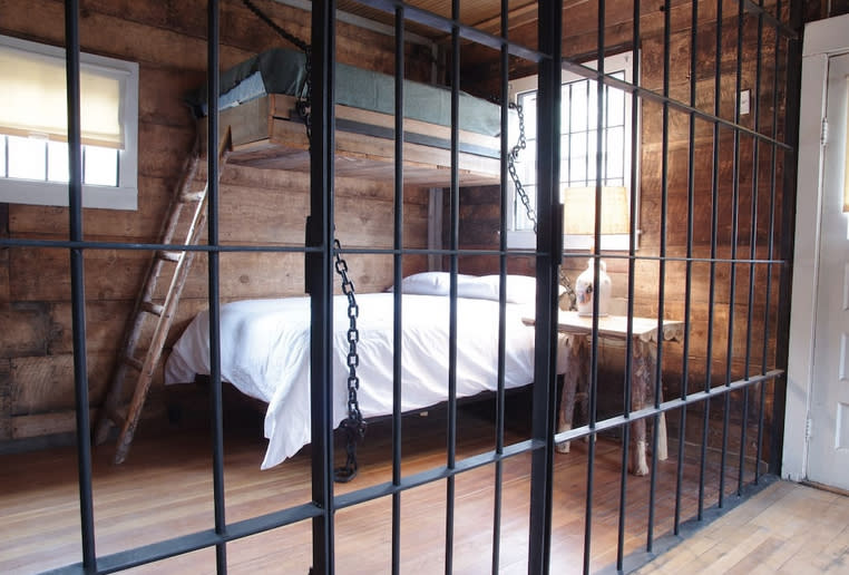 <p>Each cell has at least a double bed and this one has a twin bunk. </p>